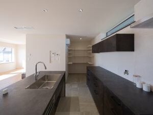 キッチンにはグラフテクトを採用