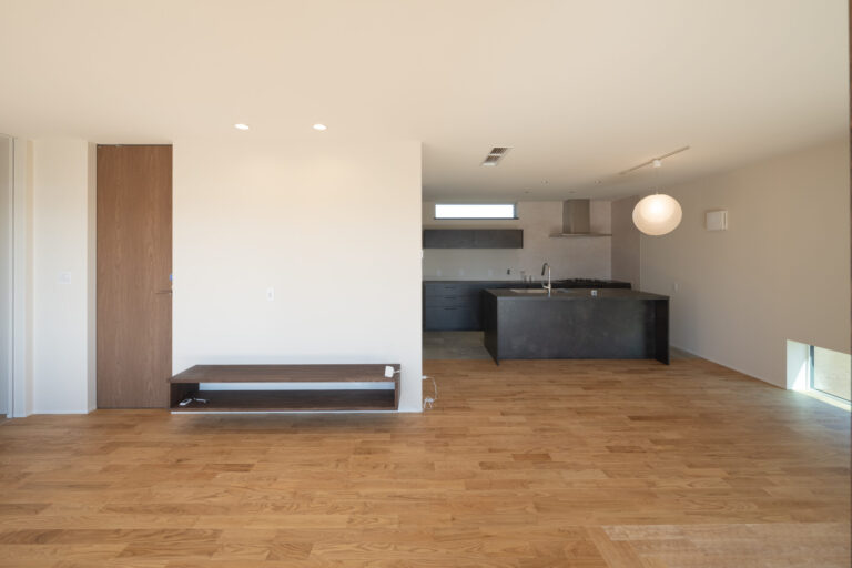 ダクトレス換気を導入したリビング