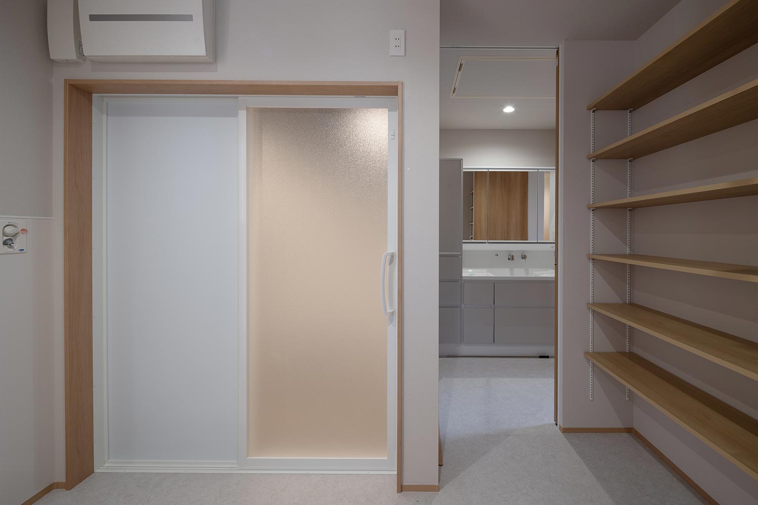 使い勝手の良い洗面脱衣室